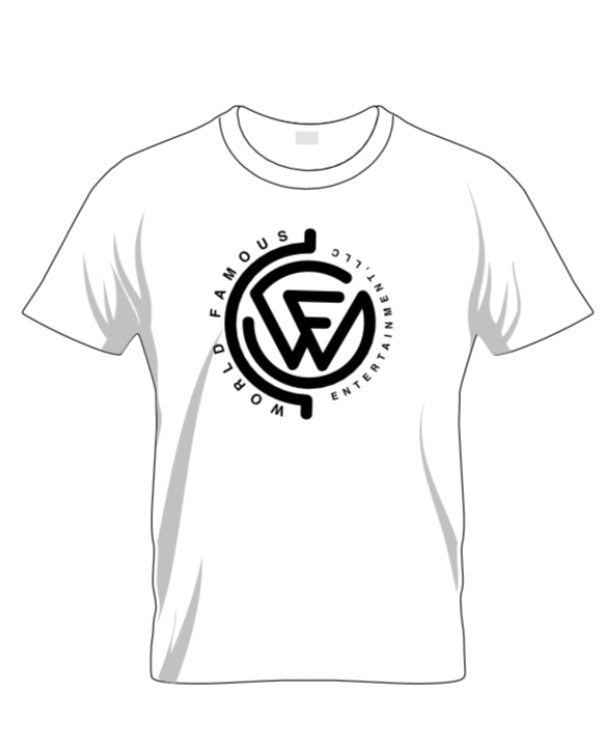 World Famous Open Stamp Design T- Shirt.